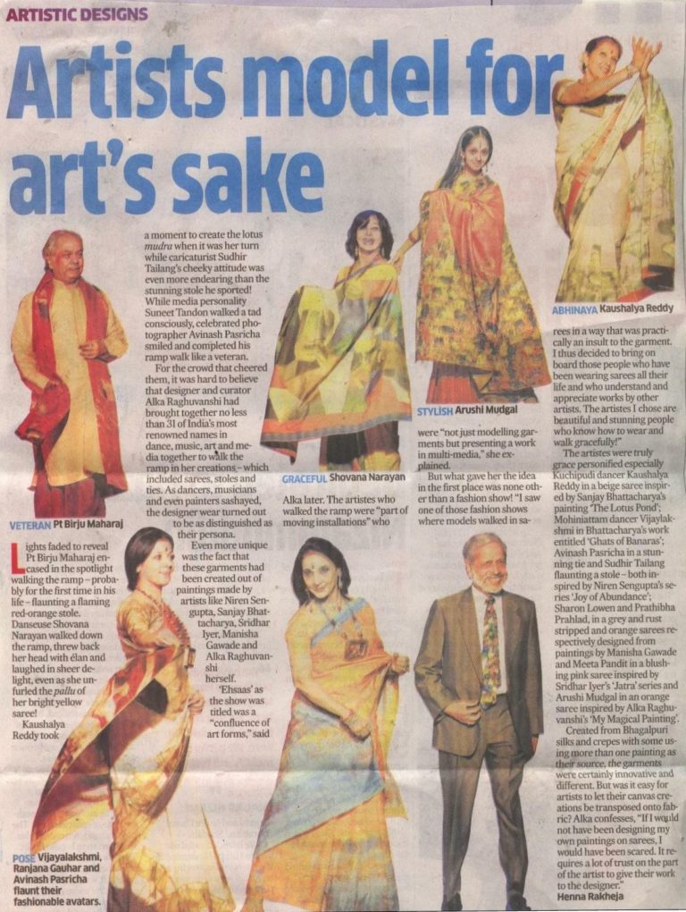 Artists model for art’s sake