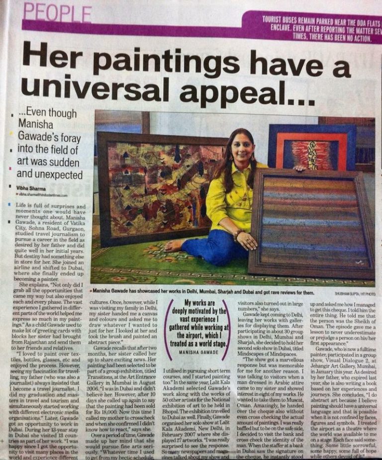 Her paintings have a universal appeal